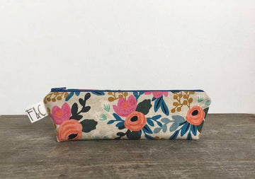 Coral Floral Grant Pencil Case