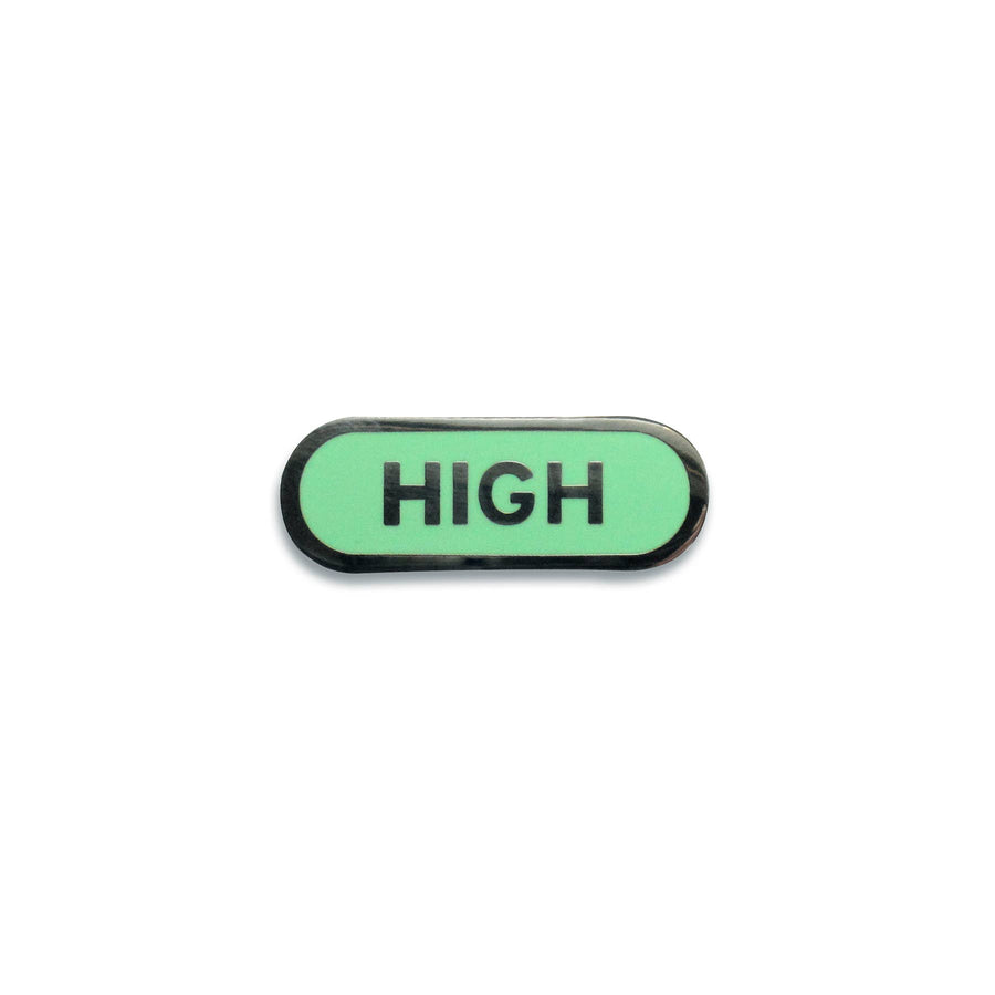 HIGH Enamel Pin