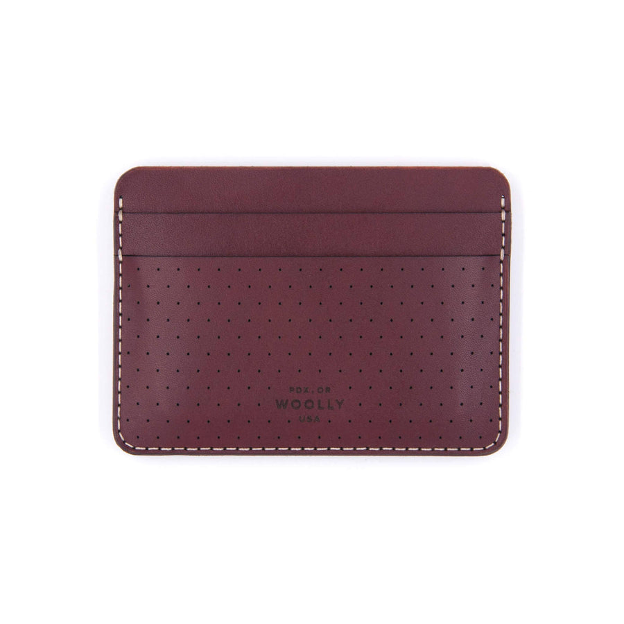 Burgundy Half Wallet