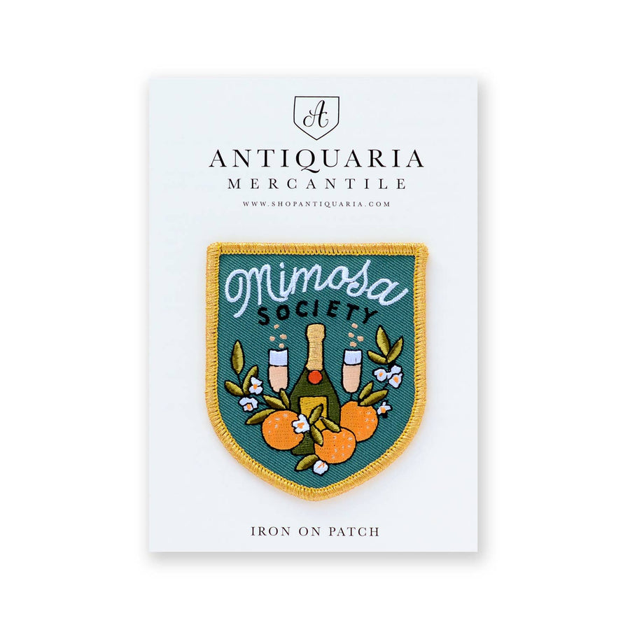 Mimosa Society Embroidered Patch