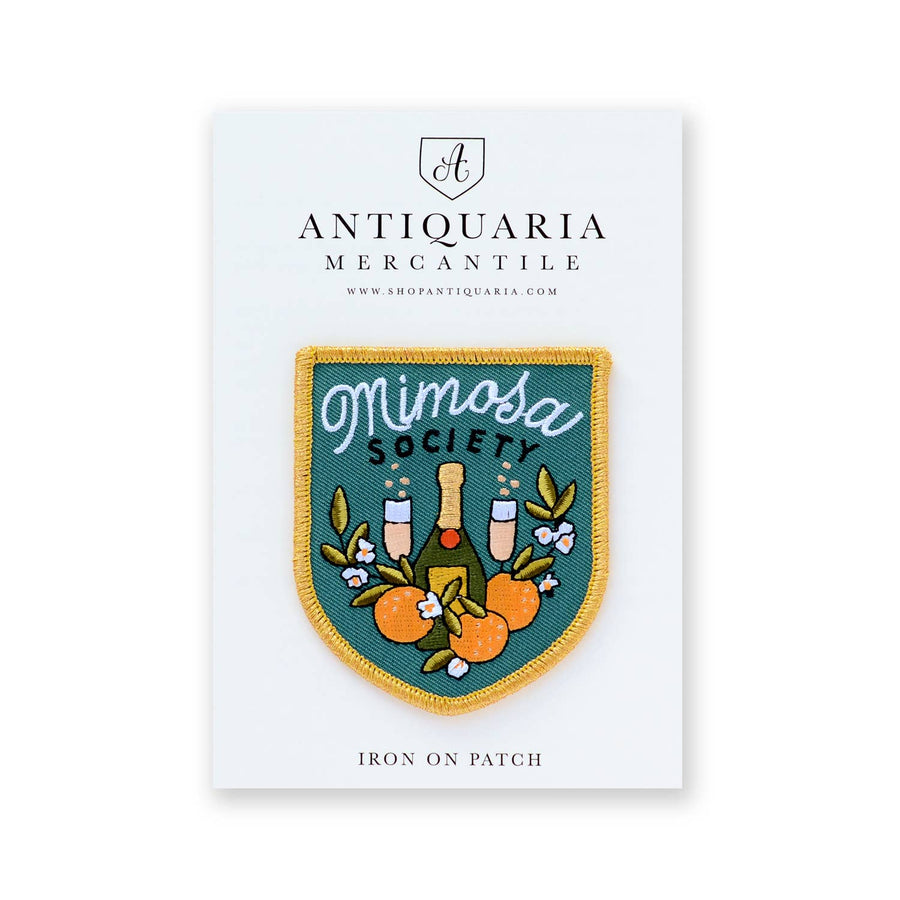 Mimosa Society Embroidered Patch