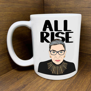 RBG (Ruth Bader Ginsburg) All Rise Mug
