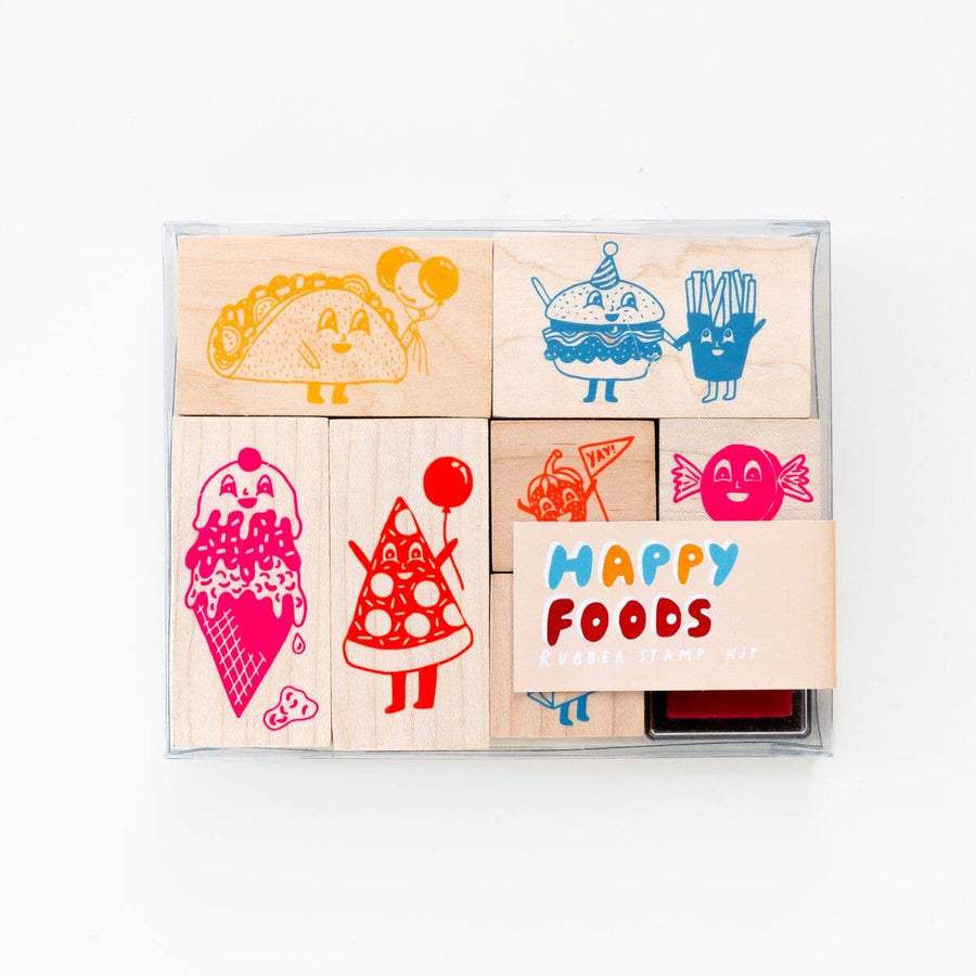 Yellow Owl Workshop - Happy Foods Stamp Kit