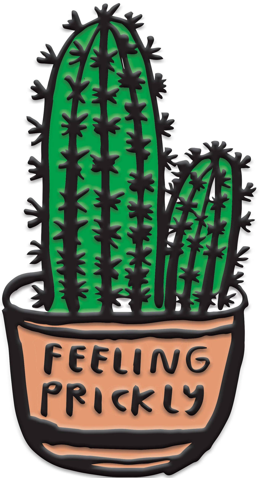 Feeling Prickly enamel pin by People I've Loved