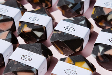 Charcoal Terrazzo Mini Gem Geo Soap Bar