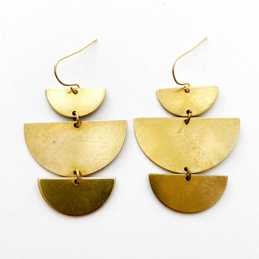 No. 29 Brass Earrings