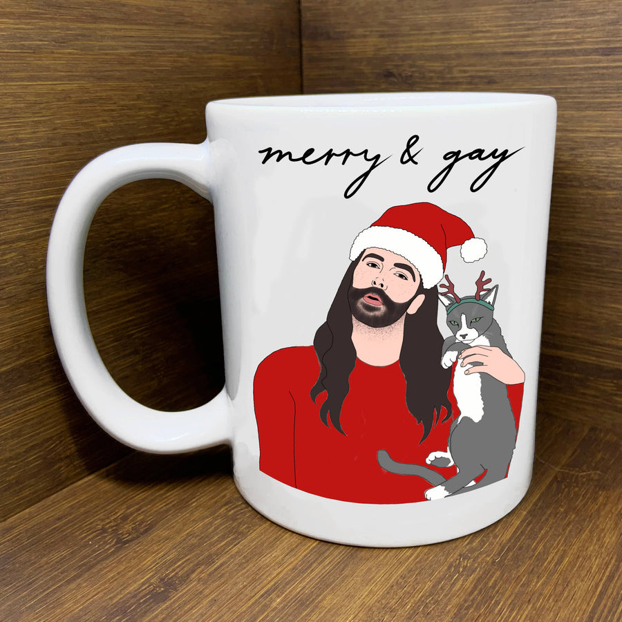 JVN Merry and Gay Holiday Mug