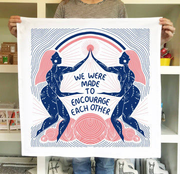 Encourage Tea Towel