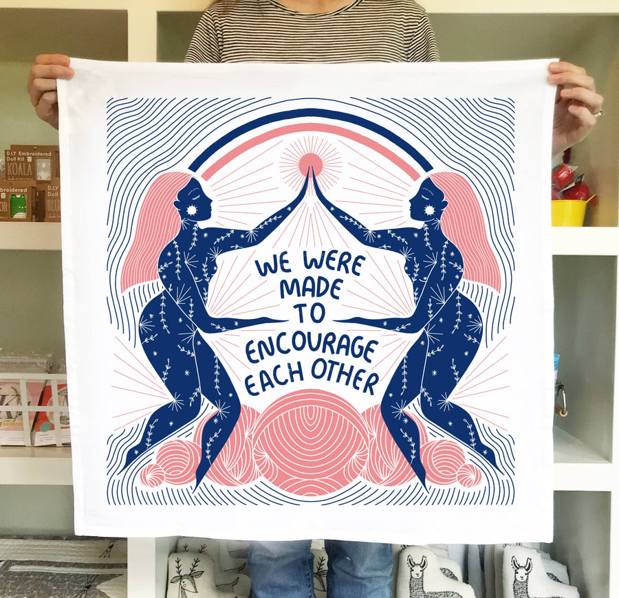Encourage Tea Towel