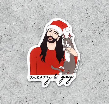 JVN Merry and Gay Sticker
