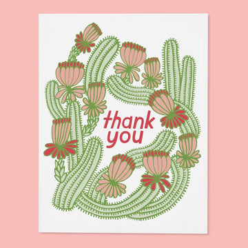 Cactus Thank You Card by The Good Twin