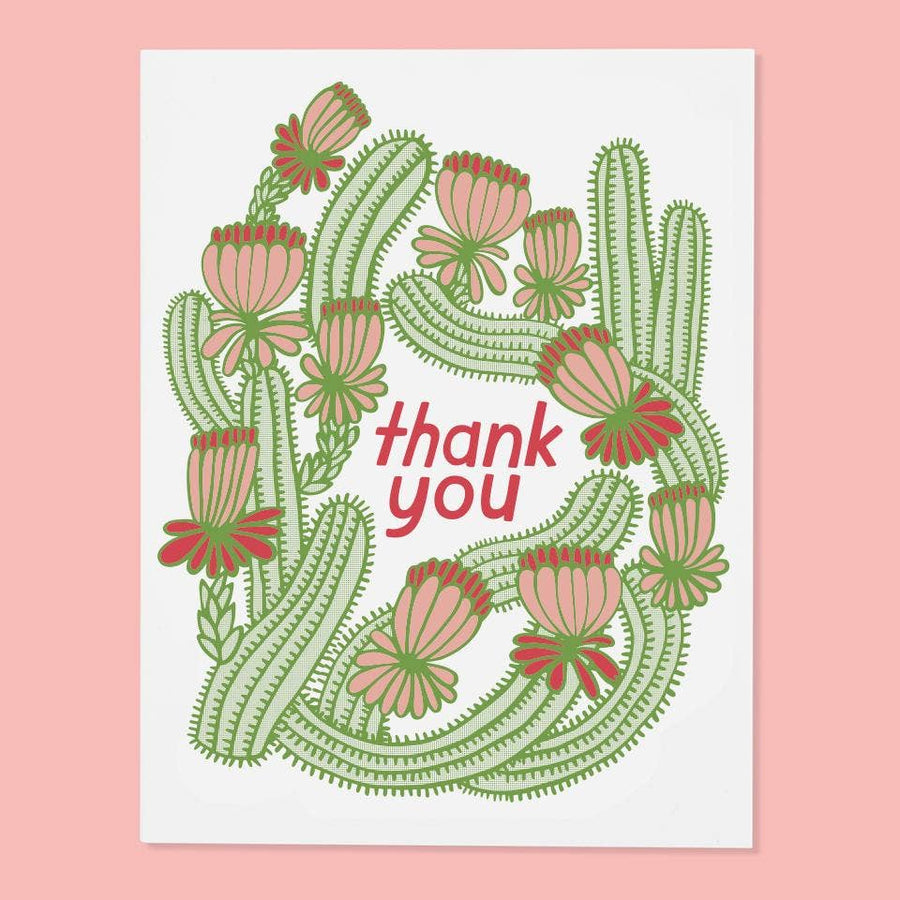 Cactus Thank You Card by The Good Twin