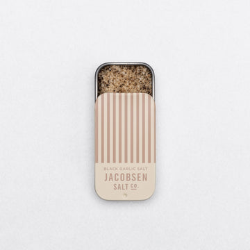 Tin Black Garlic Sea Salt