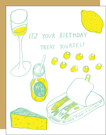 Treats Birthday Card