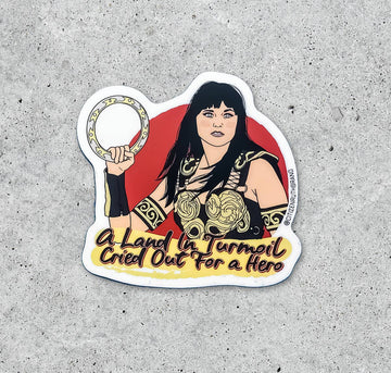 Xena Warrior Princess Sticker