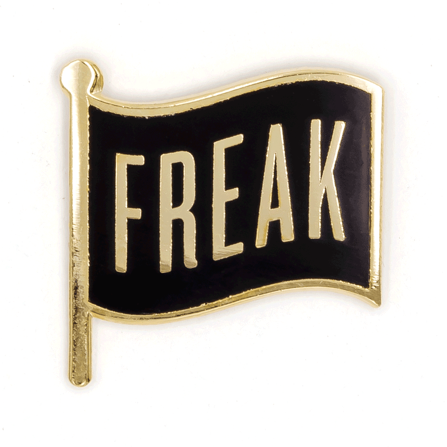 Freak Flag Enamel Pin