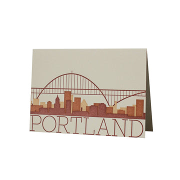 Portland Skyline Card