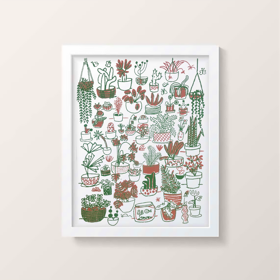 Plant Family 11 x 14 Print by People I've Loved