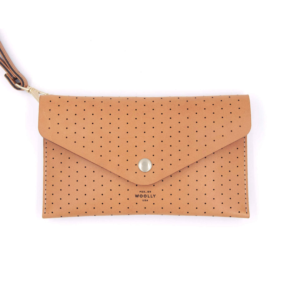 Tan Clutch Wallet