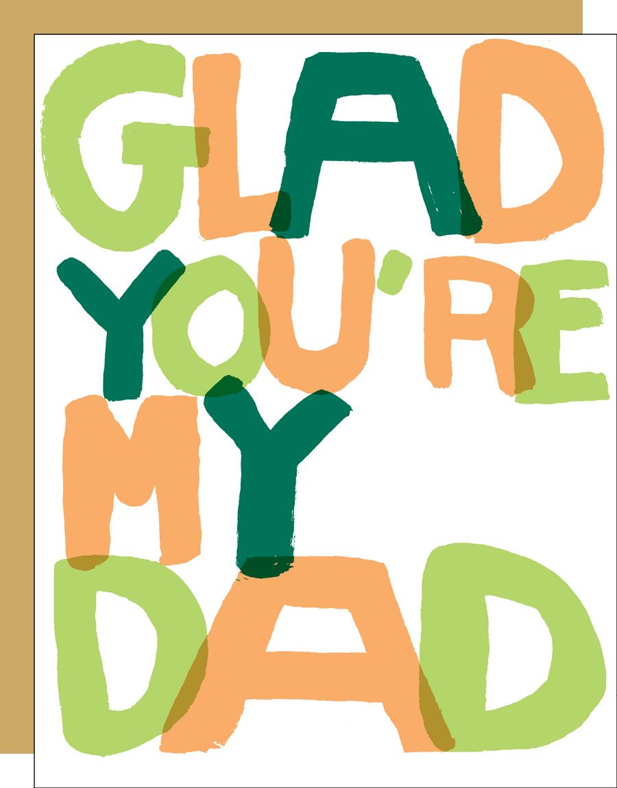 Glad You're My Dad Card