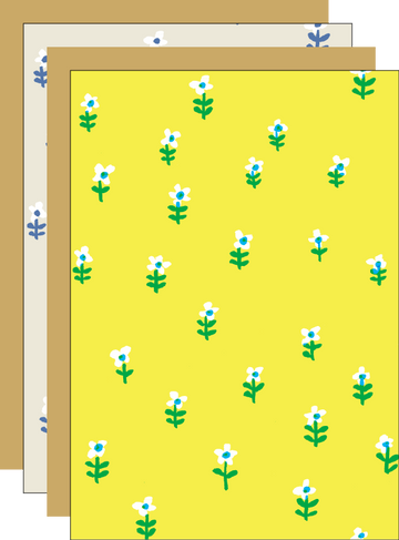 Daisy Pattern Mixed Set