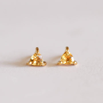 Citrine Mini Energy Gem Earrings by Jax Kelly