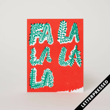 Falalalala Card