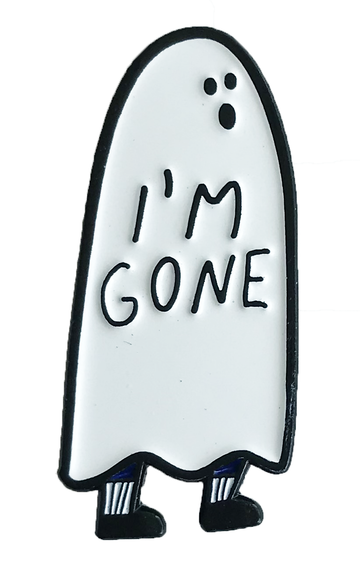 Ghost enamel pin by People I've Loved