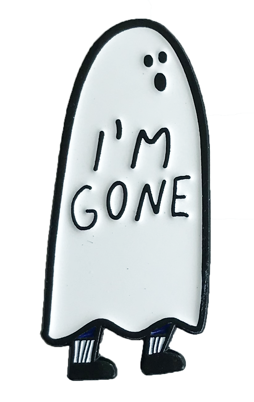 Ghost enamel pin by People I've Loved