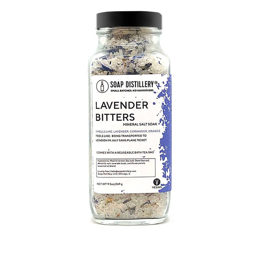 Lavender Bitters Mineral Salt Soak