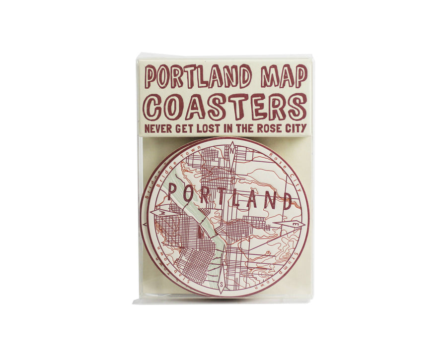 Portland Map Coasters