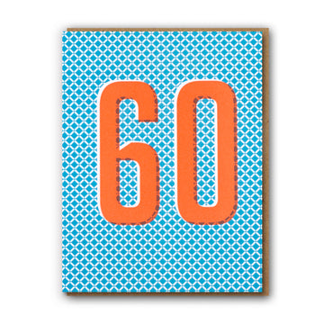 60th Birthday Card