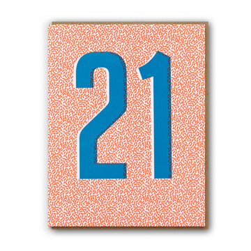 21st Birthday Card
