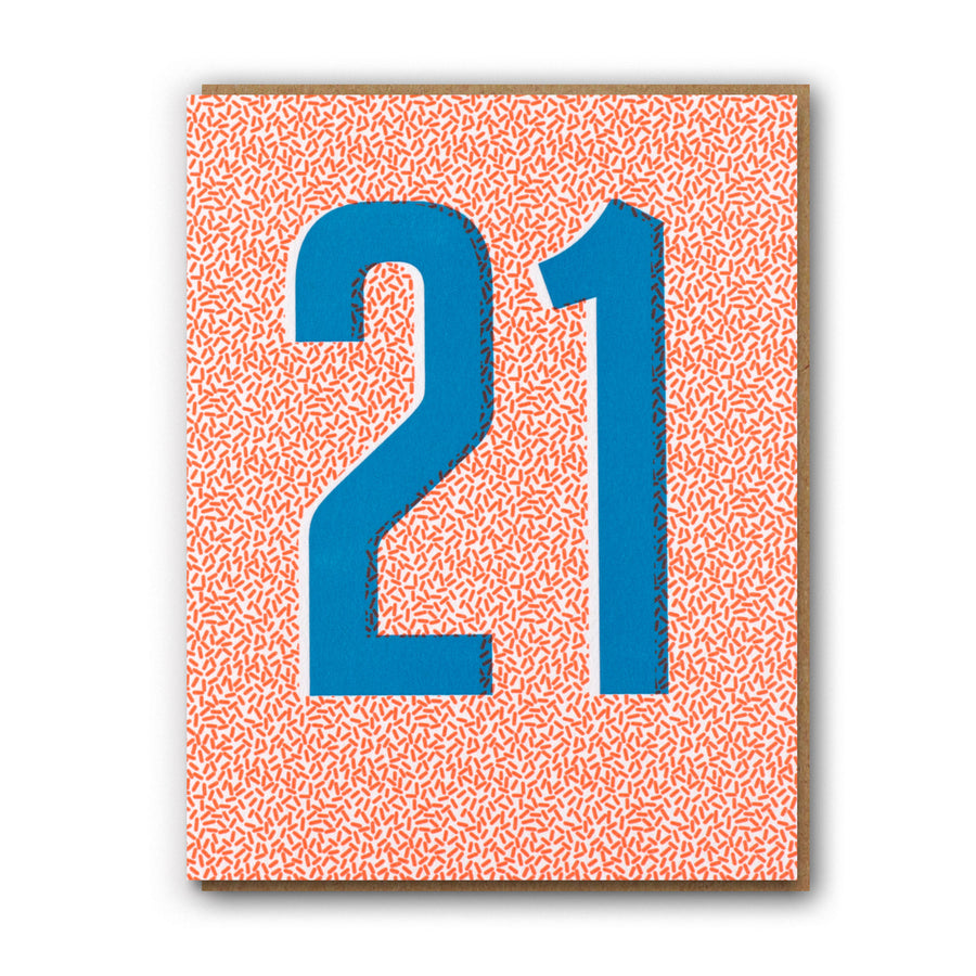 21st Birthday Card