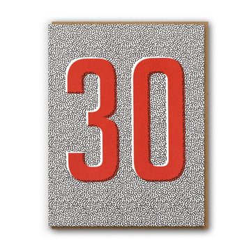 30th Birthday Card