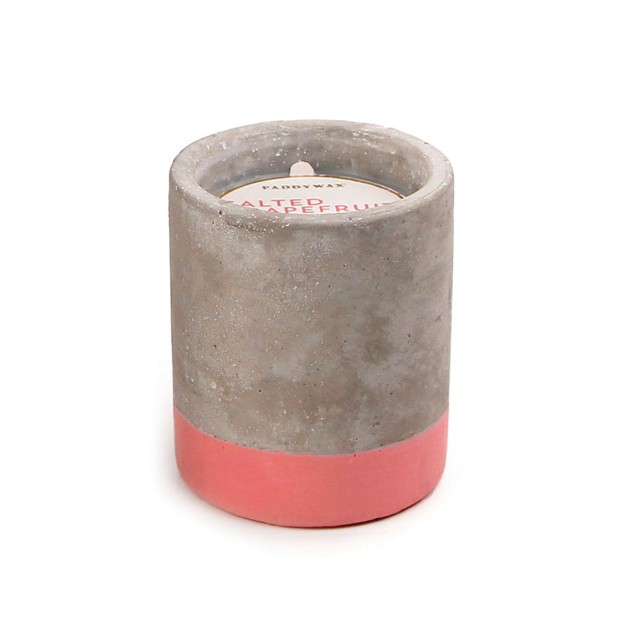 Urban Concrete 3.5 oz Coral Pink Salted Grapefruit Candle