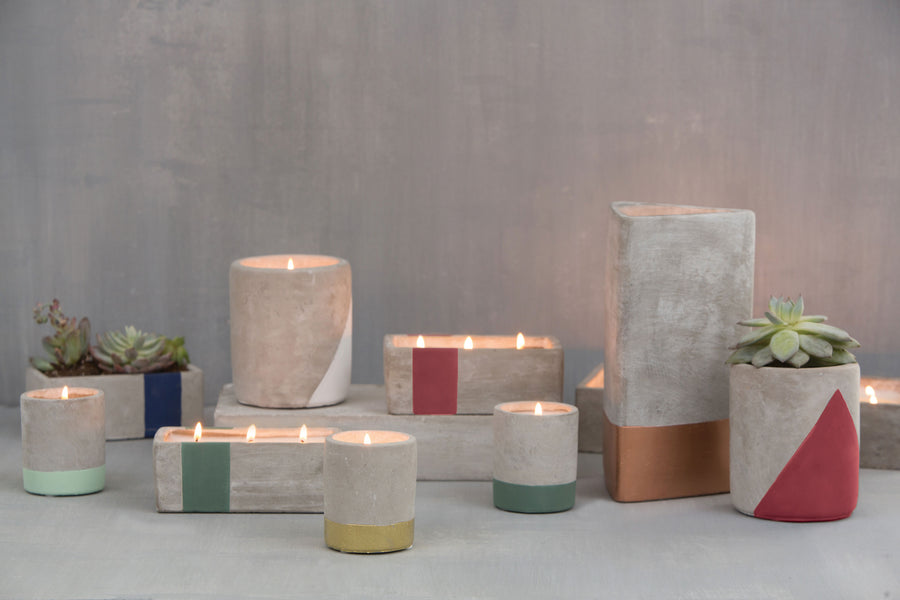 Urban Concrete 3.5 oz Copper Bergamot + Mahogany Candle