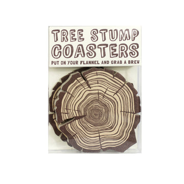 Tree Stump Coasters