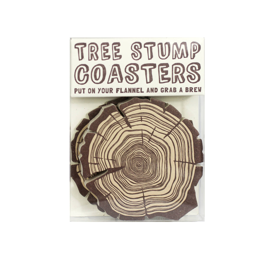 Tree Stump Coasters