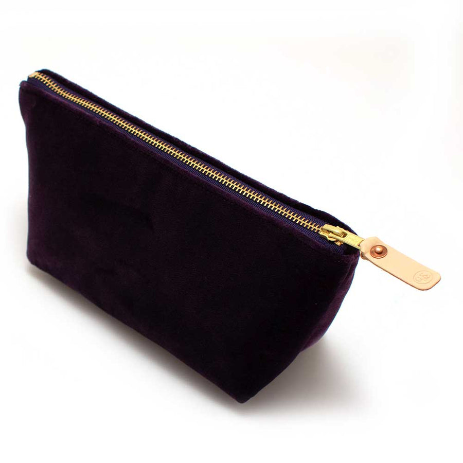 Plum Velvet Travel Clutch by General Knot & Co.