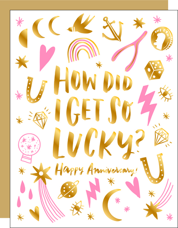 Lucky Charm Anniversary Card