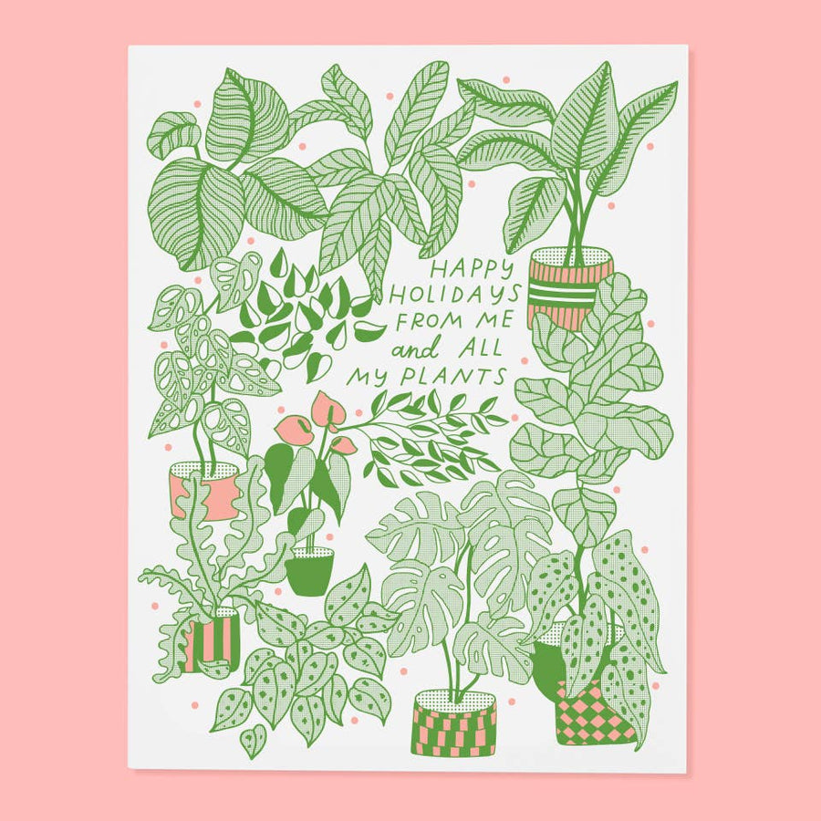 Plants Holiday Card by the Good Twin