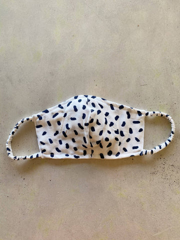Polka Stroke Face Mask