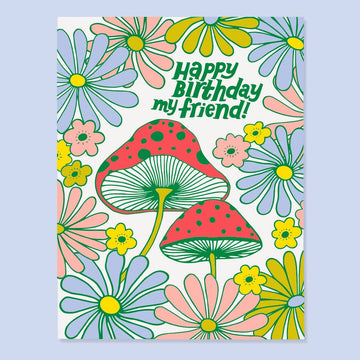 Mushroom Birthday Card by The Good Twin