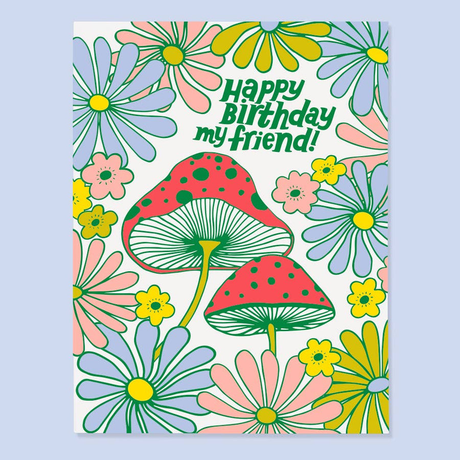 Mushroom Birthday Card by The Good Twin