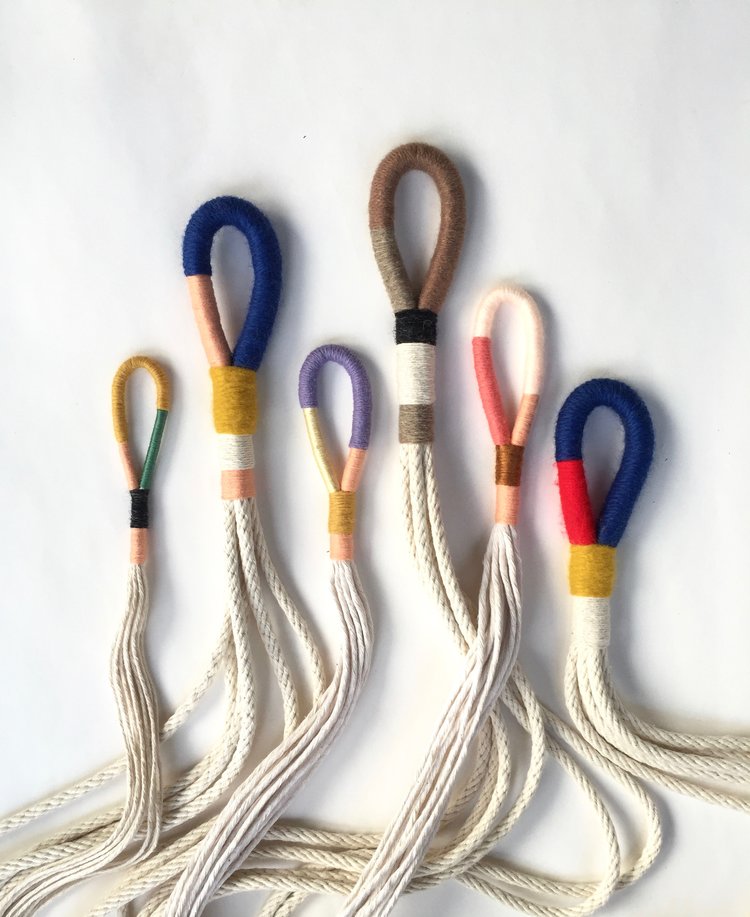 wire macrame plant hanger Skinny Twine Macramé Plant Hangers – Ruby Press Mercantile