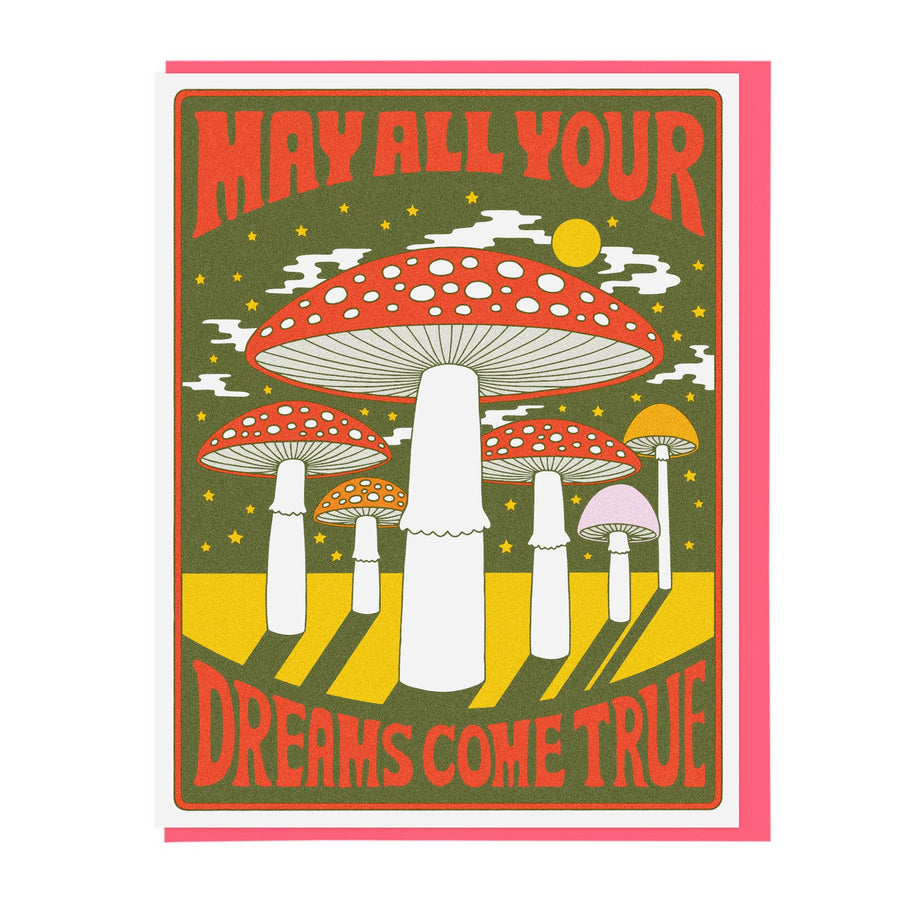 May All Your Dreams Come True Letterpress Card