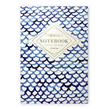 Indigo Fish Scales Jotter