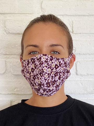 Orchid Musee Floral Face Mask