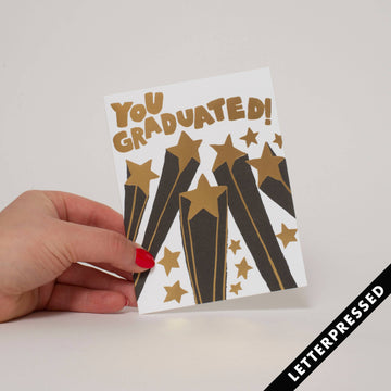 You Graduated Stars Card